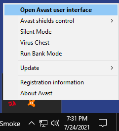 remove avast signature from email step 2