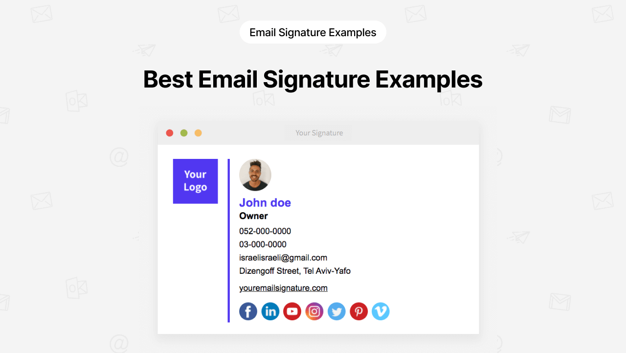 Best Email Signature Examples