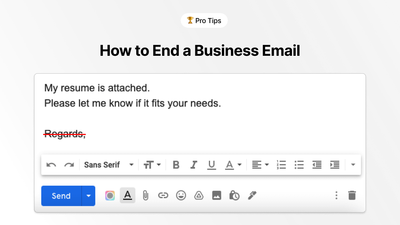 How To End A Business Email YourEmailSignature   How To End A Business Email 