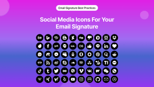 Social Media Icons For Your Email Signature - YourEmailSignature