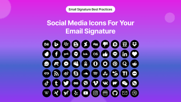 Social Media Icons For Your Email Signature